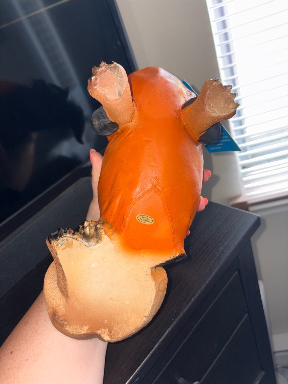 Festive Orange Dachshund Halloween Figurine with Witch Hat - Picture 6 of 9